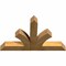 Ekena Millwork Richland Rough Sawn Timber Gable Bracket, Western Red Cedar, 60"W x 38"H x 6"D x 6"F, 15/12 Pitch GBW060X38X0606RIC00RWR - alternate 4